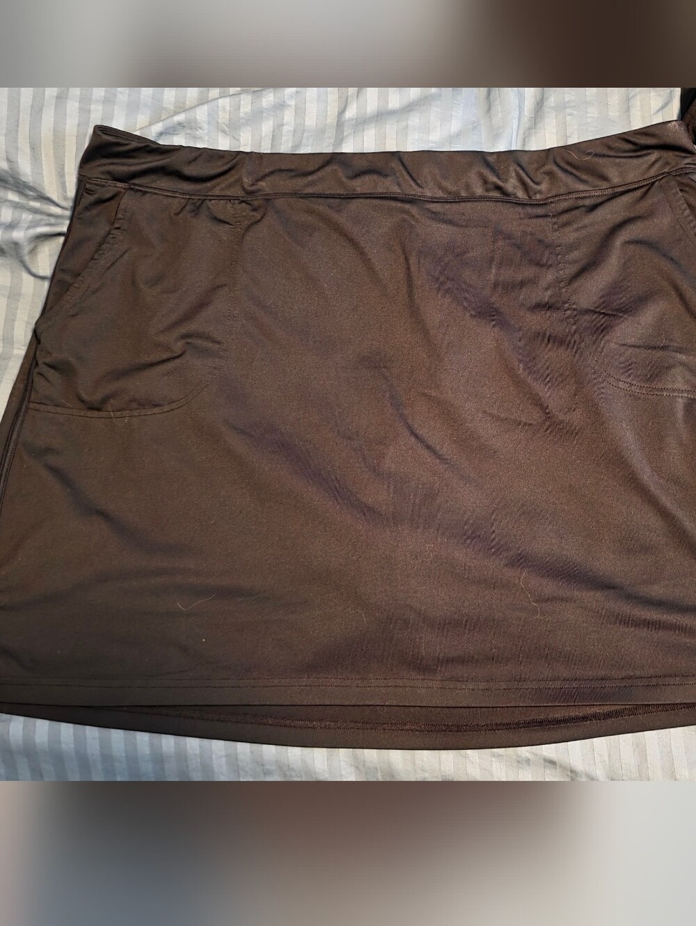 Nola Black Athletic Skirt with Pockets